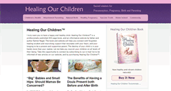Desktop Screenshot of healingourchildren.org