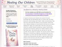 Tablet Screenshot of healingourchildren.net